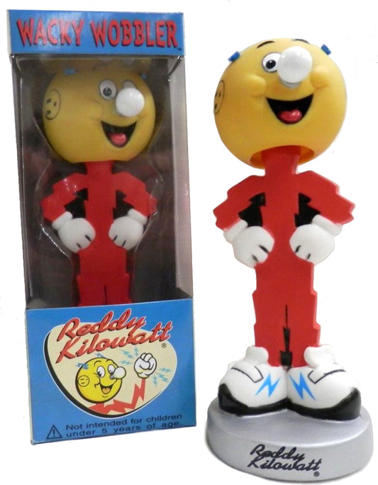 Funko Reddy Kilowatt Wacky Wobbler Bobblehead Retired