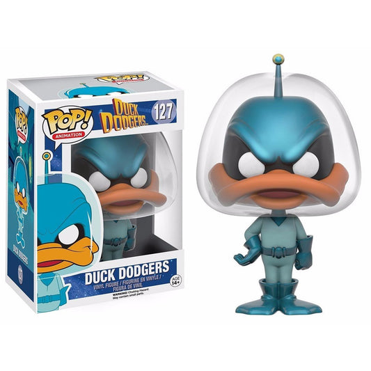 Funko Pop! Animation Duck Dodgers Vinyl Action Figure #127 Daffy Duck Space Suit