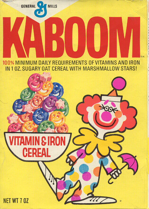 Kaboom Cereal 2021 Virtual Funkon Exclusive Figure Can Funko Soda Clown