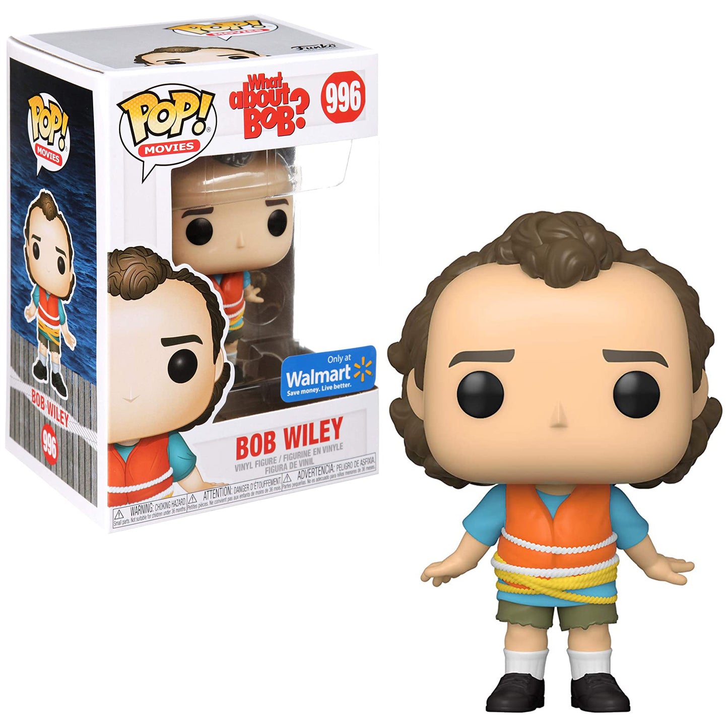 Bob Funko Pop! Bill Murray What About Bob? Walmart Exclusive #996
