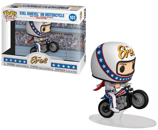 Evel Knievel Rides on Motorcycle Pop! Figure Funko #1101