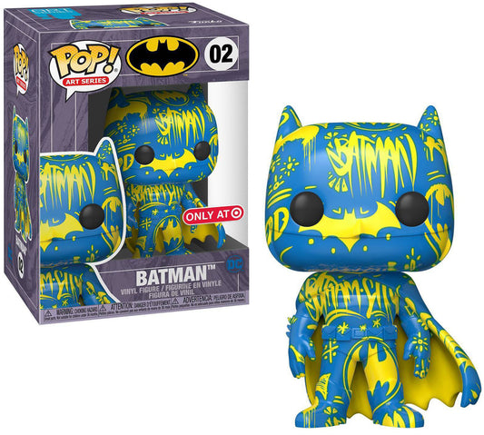 Funko Art POP! Heroes: DC Batman Blue and Yellow Artist Series Target Exclusive 02