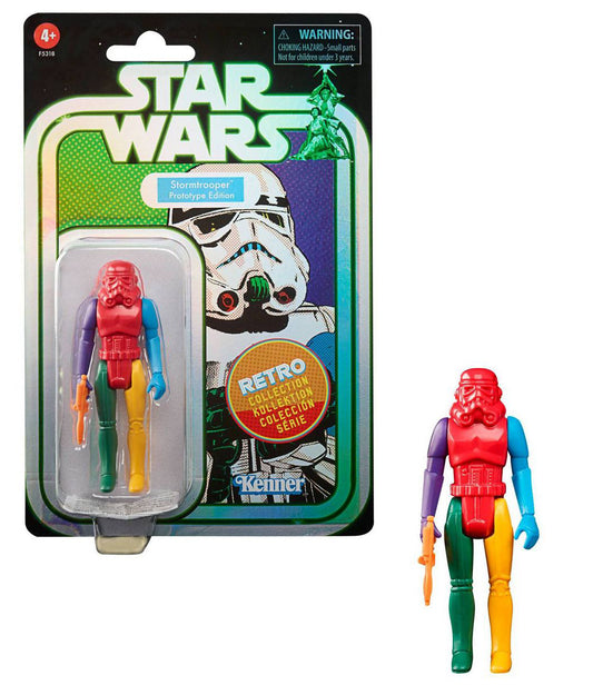 Star Wars Retro Collection Stormtrooper Colored Prototype Edition Kenner