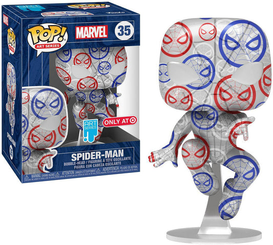 Funko Art POP! Heroes: Spider-Man Patriotic Artist Series Target Exclusive 35