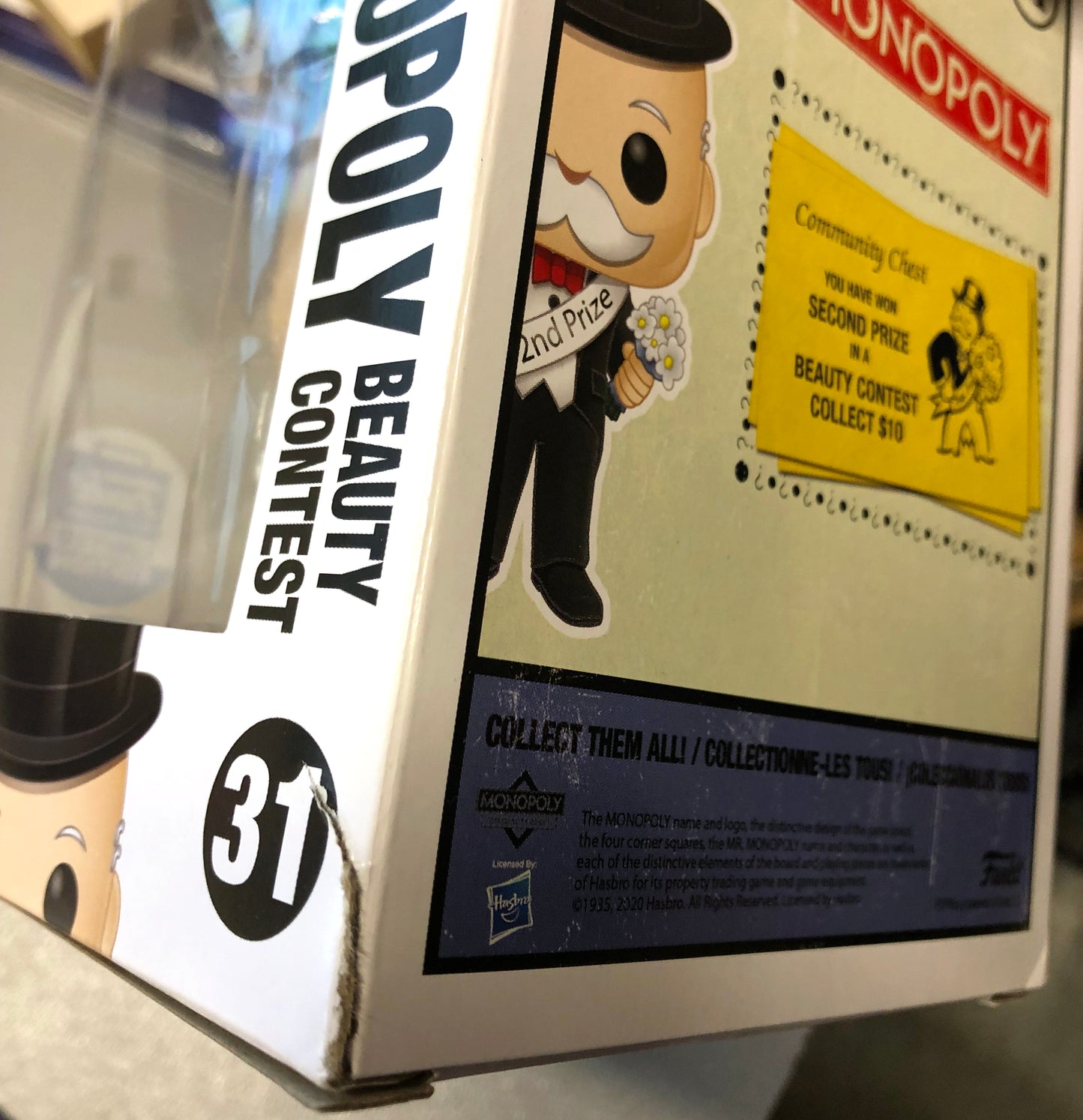 Monopoly Damaged Box Funko Pop! Beauty Contestant Exclusive Retro Toys 31