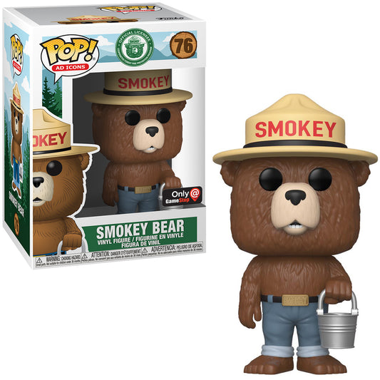 Smokey Bear POP! Ad Icons: with Bucket GameStop Exclusive #76