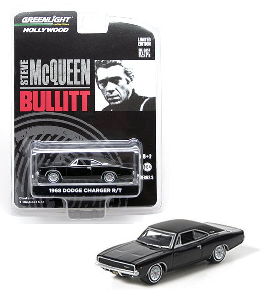 Charger Bullitt Movie Car Hollywood Series 3 1968 Steve McQueen Dodge Die-Cast
