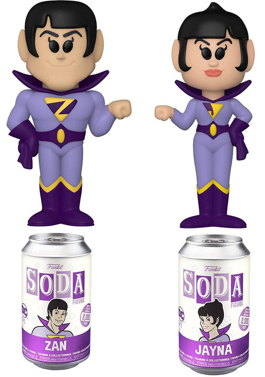 Wonder Twins Funko Soda DC Comics Zan & Jayna Can Figure