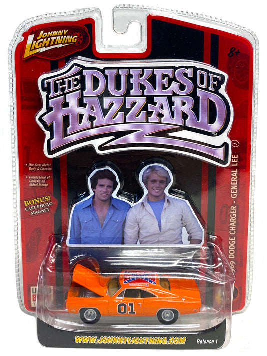 General Lee The Dukes of Hazard Johnny Lightning Car Die-Cast 1:64 Scale