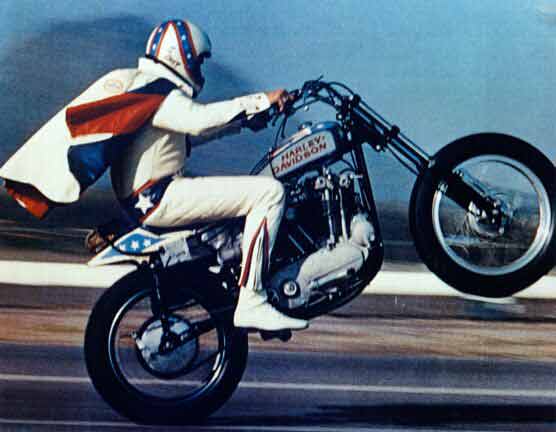 Evel Knievel Rides on Motorcycle Pop! Figure Funko #1101