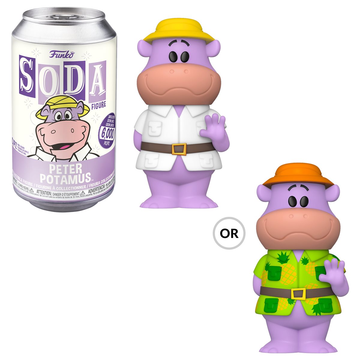 Peter Potamus Funko Soda Hanna-Barbera Cartoon Dented Can Figure