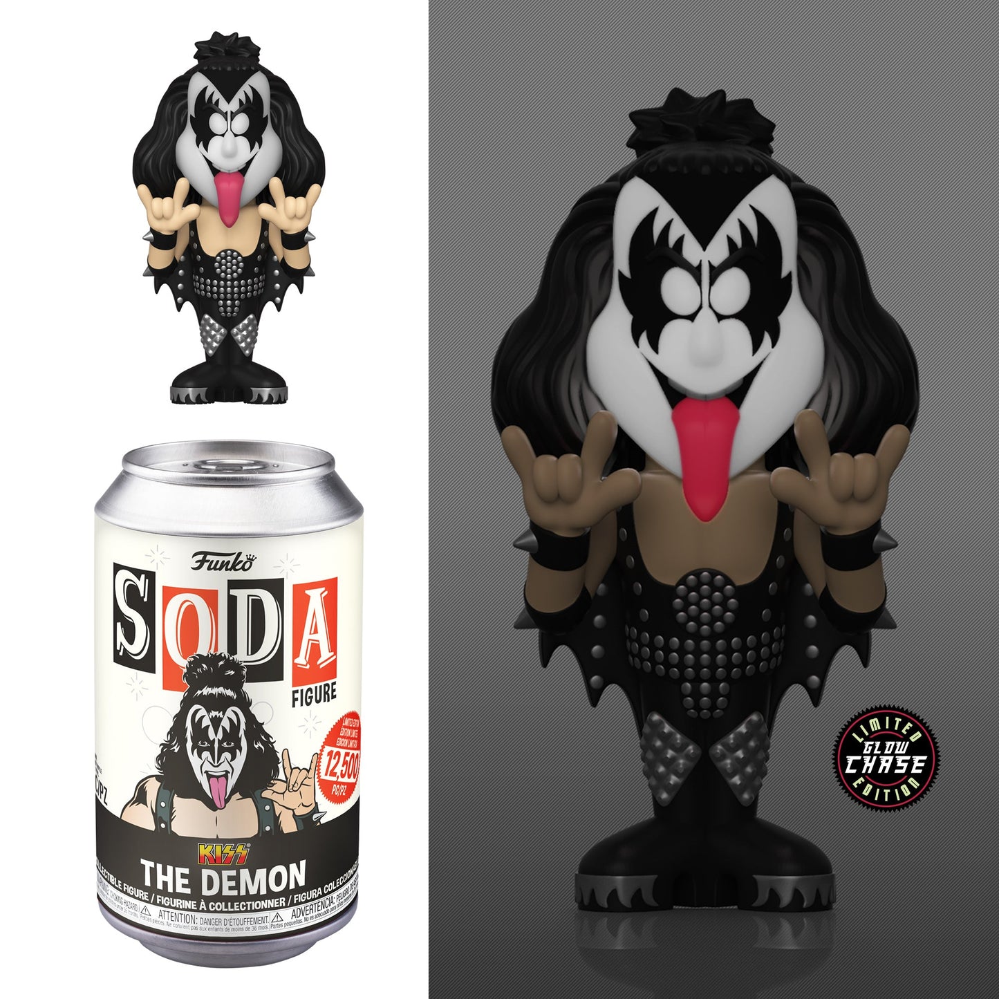Gene Simmons Kiss Funko Soda Demon Singer Can Figure